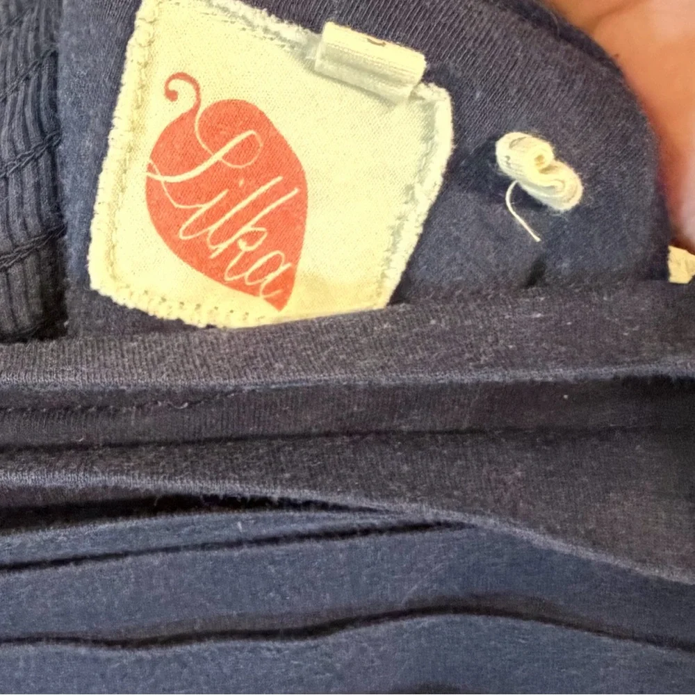 Anthropologie Lilka Navy and Cream Geometric Strap Maxi Dress - Picture 2 of 11